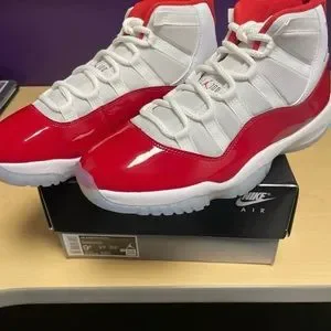 Air Jordan 11 cherry
Size 10
Brand new comes with box never worn
Ships today !! Jordan | Shoes | Air Jordan 1 Cherrysize 1brand New Comes  main image 2